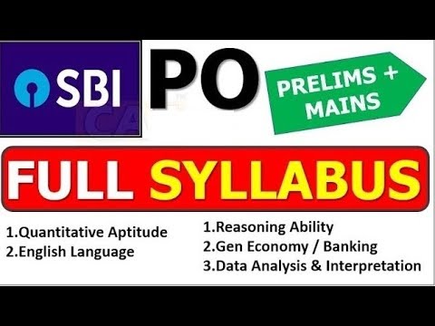 SBI PO syllabus and exam pattern in Hindi 2023