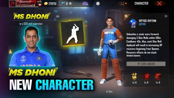 Thala character ability in free fire