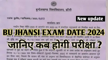 Bu Jhansi Exam Date 2024